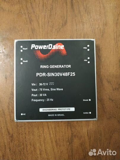 Генератор телефонных звонков PDR-SIN30V48F25