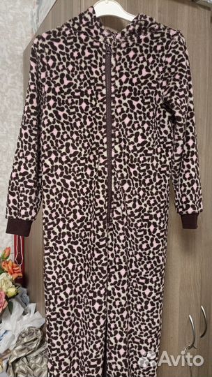 Флисовый комбинезон пижама