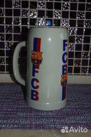Пивная кружка фк Барселона 1 литр