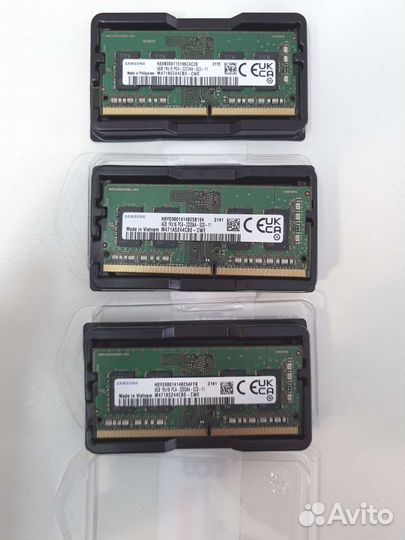 Оперативная память для ноутбука ddr4 4gb samsung