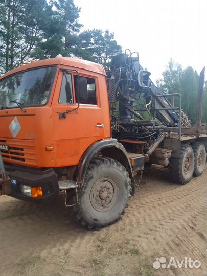 Услуги лесовоза с манипулятором