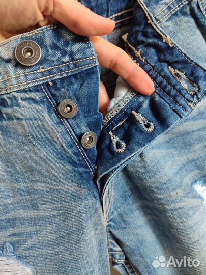Шорты джинсовые подростковые, 42 размер