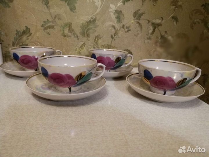 Чайный и кофейный сервиз СССР Чайные пары 