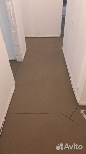 Полусухая стяжка пола за 1 день