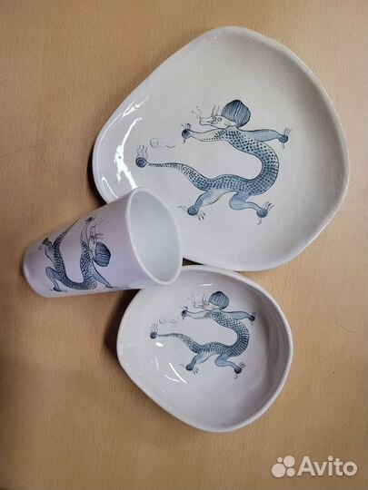 Набор керамической посуды Дракон