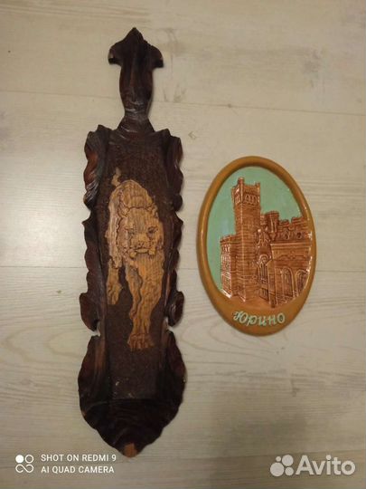 Панно из дерева и гипса