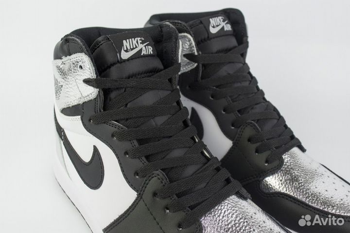 Кроссовки Nike Air Jordan 1 Silver Toe