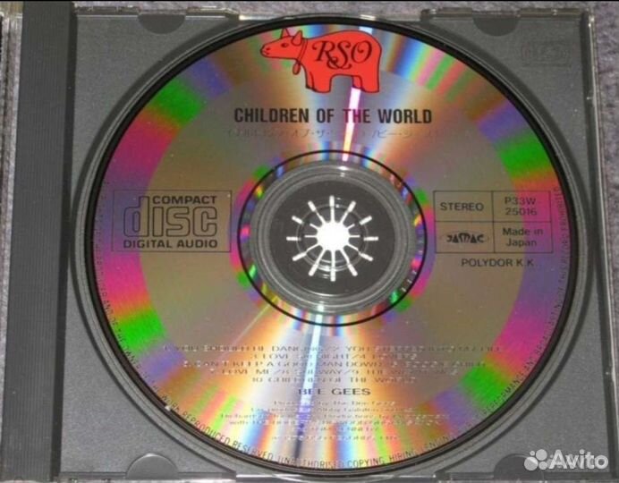 CD Bee Gees Children Of The World RSO Records JAP