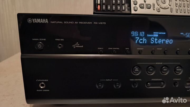 Yamaha RX-V675 7.2 4K USB dlna Airplay 150Вт канал