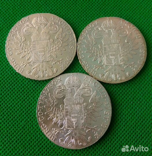 Серебряные монеты Австрии