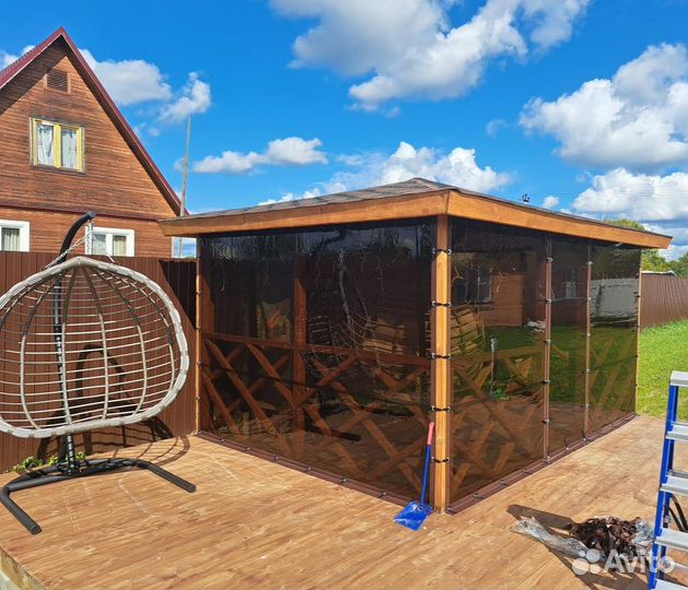 Мягкие окна для веранды