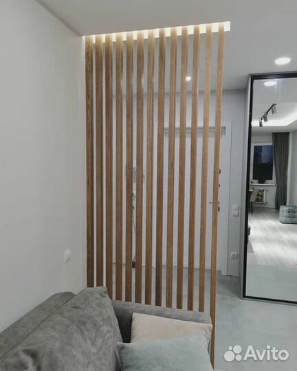 Из Шпона Реечные перегородки 13 шт