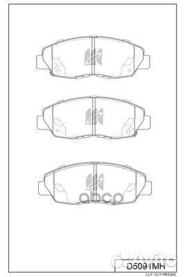 Колодки тормозные диск. с антискрипн.пласт. D50