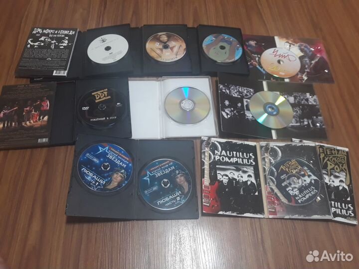 DVD музыка - Российский рок и попс