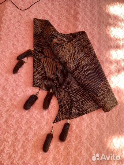 Норковый шарф