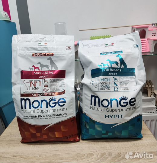 Корма для животных monge