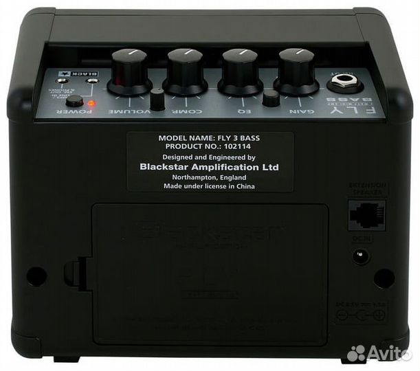 Комбо усилитель Blackstar FLY3 bass