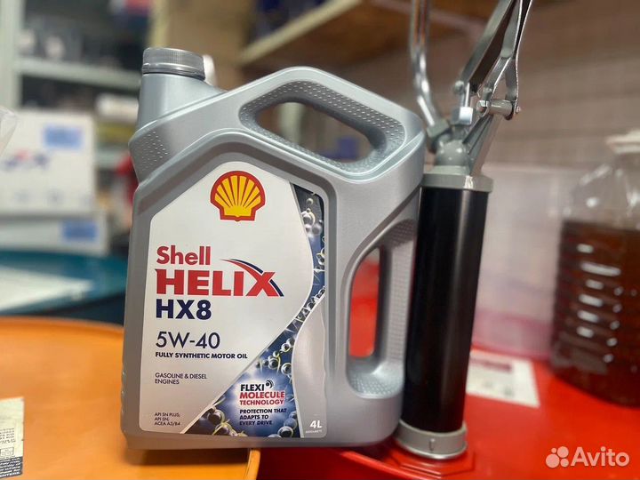 Mасло моторное 5w 40 Shell Helix HX8