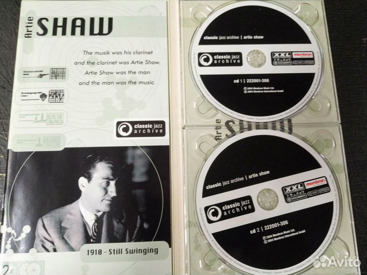 Artie Shaw Classic Jazz Archive 2 CD 2004