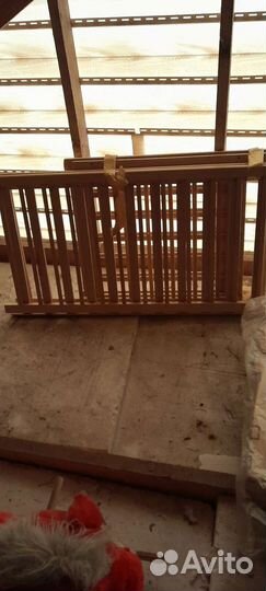 Детская кровать деревян. В отличном состоянии б/у
