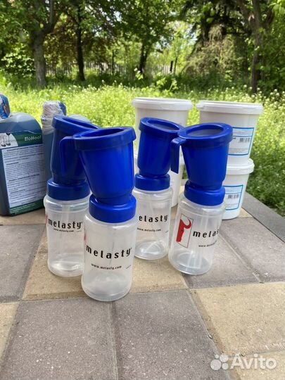 Колба для вертикальной дезинфекции соска вымени