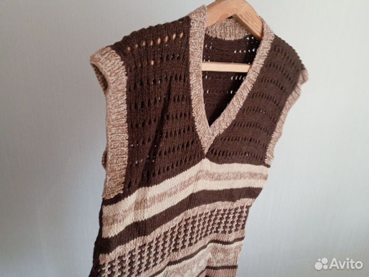 Самовязанный жилет