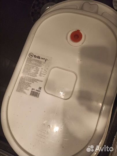 Детская ванночка + горка в подарок happy baby