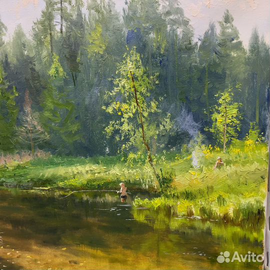 Картина маслом пейзаж