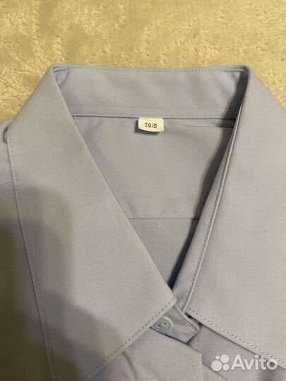 Рубашка полиция голубая