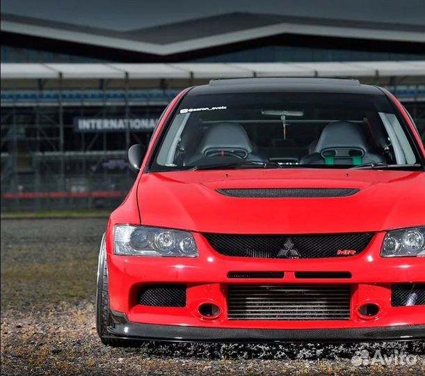 Губа MR на Mitsubishi Lancer evo 9