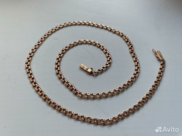 Золотая цепь и браслет