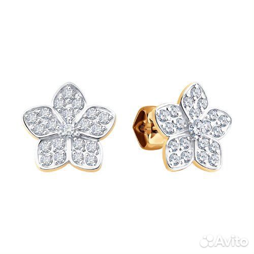 Серьги Diamant из золота, 51-122-02838-1