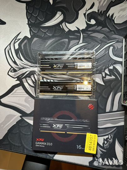 Оперативная память ddr4 Xpg 32gb gammix d10