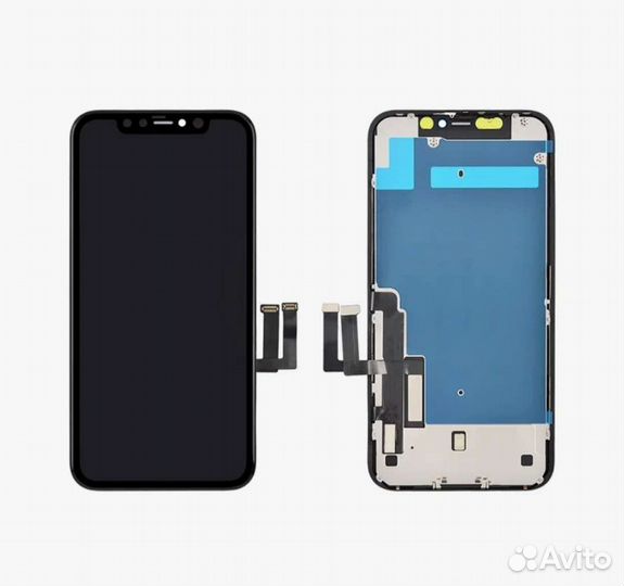 Дисплей для iPhone 11 задняя металлическая рамка