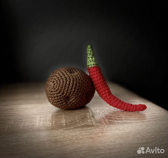 Морковь, кукуруза, лук, перец, чеснок крючком