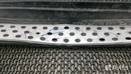 Подножка внешняя декоративная mercedes benz M-clas