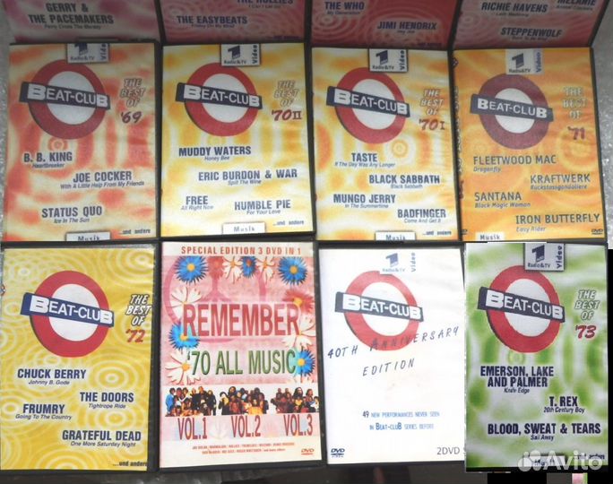 Beat – Сlub 1966 – 1973 это «12 DVD collection»