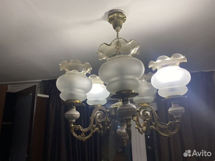 Бронза люстра СССР