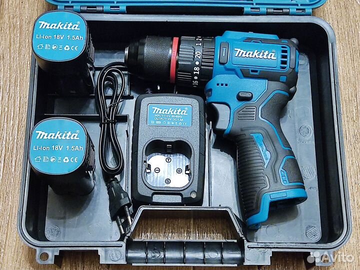 Бесщеточный шуруповерт Makita 18v (патрон 13 мм)