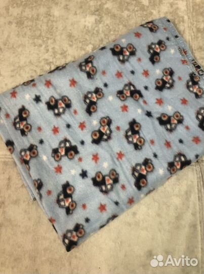 Плед детский флис новый 70х100