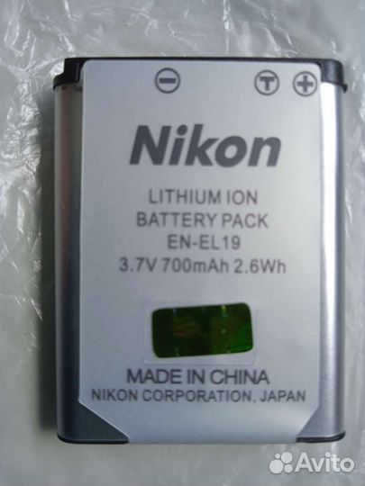 Аккумулятор Nikon EN-EL19