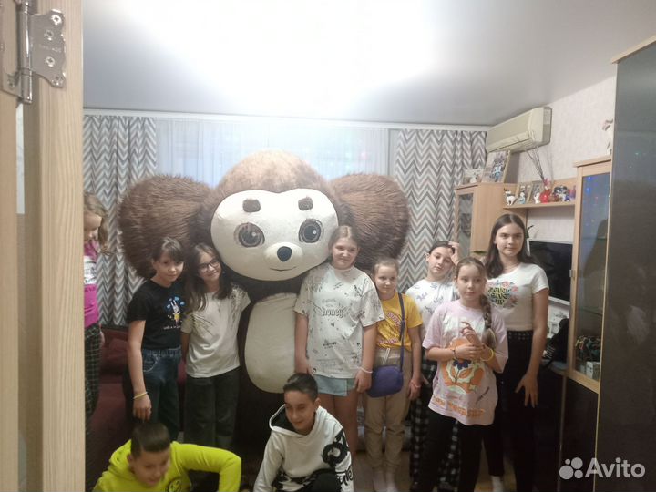 Поздравления ростовые куклы, мишка, Чебурашка