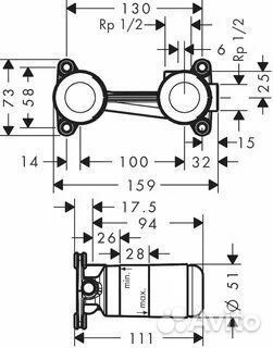 Смесители для раковины Hansgrohe 71576670