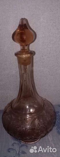 Графин СССР стекло цветное