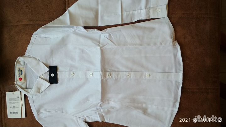 Белая блузка для девочки новая