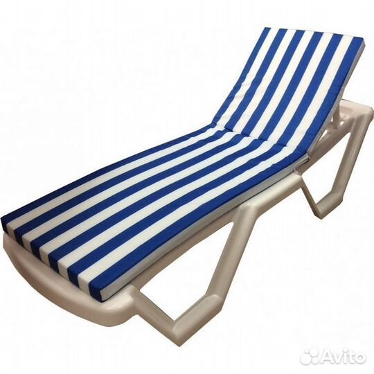 Матрас для лежака из 2-х секций для шезлонга