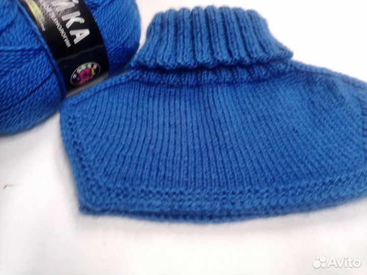 Манишка- шарф детский вязаный