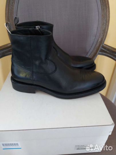 Мужские кожаные ботинки Golden goose