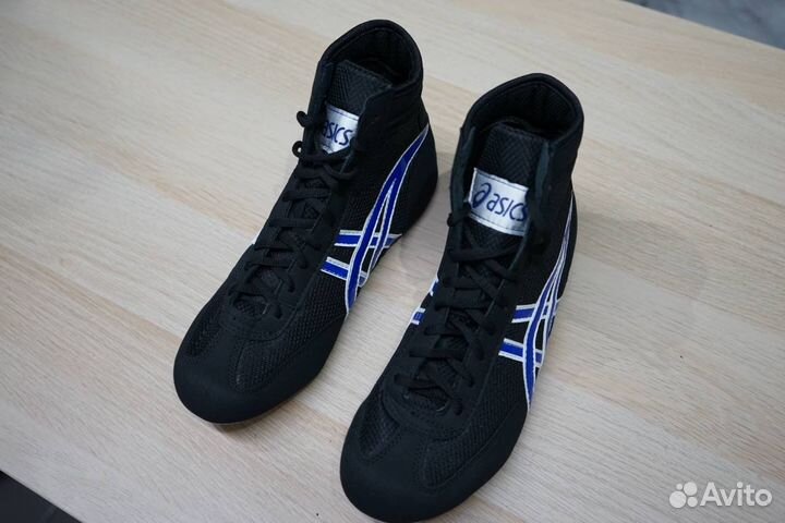 Борцовки asics tiger black-blue