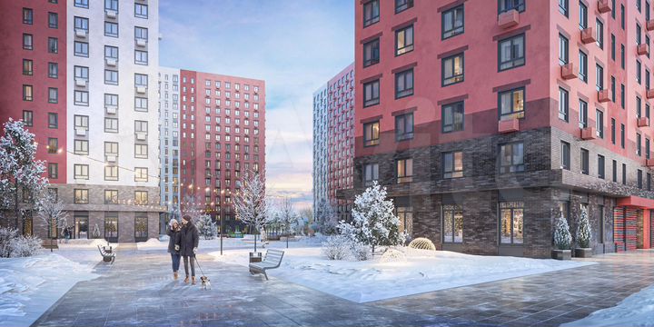 Квартира-студия, 27,3 м², 16/17 эт.